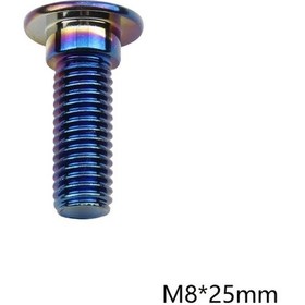 Resim Hightower M8 25mm Yanık Mavileme Fren Diski Cıvataları Ve Kaliper Bolt Motosiklet 