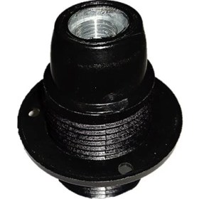 Resim E-14 Siyah Dişli Vidalı Duy 3 Adet 1200 