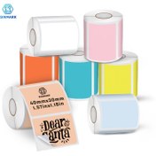 Resim 7 Rulo SINMARK Renkli Termal Etiketler 3.99cm X 3.0cm (40X30Mm), SK58/SK35/SK20 Etiketlerle ve Taşınabilir Etiket Yazıcılarıyla Uyumlu M110/M221/M120/M200, Küçük İşletmeler, Ev, Ofis ve Tatil DIY Projeleri İçin Uygun. 