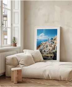 Resim Çerçevesiz Poster Yunan Adalarının Güzelliği 