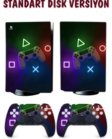 Resim KT Decor Gamer Playstation 5 Full Sticker Kaplama Seti 