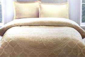 Resim Özdilek Trendy Embos Çift Kişilik Battaniye 220 x 240 Hardal 
