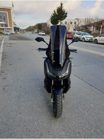 Resim MOTOCAM Skyjet Rivero 125 Ön Cam 2024 Model Uyumlu 75cm Siyah Renkli 4mm UZUN CAM 
