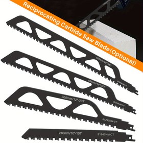 Resim Profesyonel Geri Dönüşümlü Karbür Testere Bıçağı Beton Çimento Levha Tuğla Kılıç Testere Bıçağı Ahşap Metal Yıkım Kırmızı Tuğla Taş Kesimi için (225mm/305mm/455mm/505mm) 