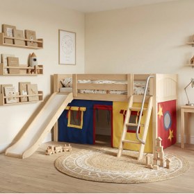 Resim Mubu Ahşap Çocuk Odaları Paşa Ranza Çocuk Odası 