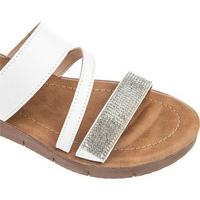 Resim Muya Abudance Anatomik Taban Kadın Terlik Beyaz 