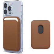 Resim Forzacase İphonelar İle Uyumlu Magsafe Deri Cüzdan Kartlık Fc098 