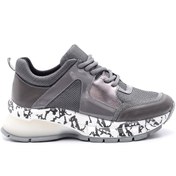 Resim Kadın Yüksek Tabanlı Desenli Sneaker Derimod
