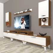 Resim Decoraktiv Ekoflex 270DA Mdf Silver Tv Ünitesi Tv Sehpası - Ceviz - Beyaz 