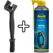 Resim PUTOLINE 500 ML PUTOLİNE DRYTECH ZİNCİR YAĞI + TEMİZLEME FIRÇASI 