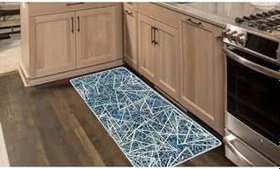 Resim Colorix Carpet Kaymaz Taban Tezgah Önü Mutfak Paspası 75x150 cm No: 645 