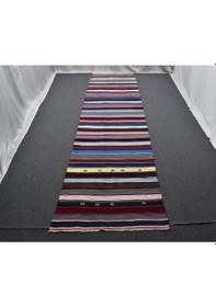 Resim Zehra Abla Halı Yeni El Dokuma Otantik Bukleli Pamuklu Yolluk Kilim 6289 