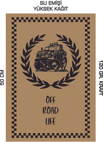 Resim duha trend 35x50 120 Gr. Kraft Kağıt Oto Paspası Off Road 100 Adet 