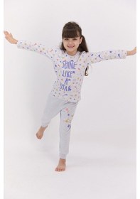 Resim Rolypoly 2595 Garson Shine Like A Star Karmelanj Kız Çocuk Pijama 