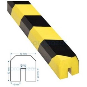 Resim Puffyguard Profil Koruyucu U - Model U - 1 Metre - 40x32x20x8x16mm - Tip : G Bb 