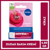 Resim Nivea Kiraz Renkli Nemlendirici Dudak Bakım Kremi ve Parlatıcısı 4.8 gr 
