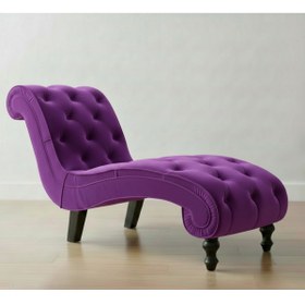 Resim Ebrar Home Design Lüks Kadife Kapitoni Uzanma Koltuğu - Modern Josephine Köşe Koltuk 