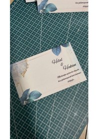 Resim Söz,kına,nişan,düğün Hatırası Hediyelik Kartı 15x9,5 Cm 49 Adet 