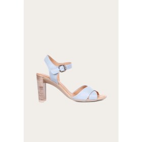 Resim Bueno Shoes Mavi Deri Kadın Topuklu Sandalet 