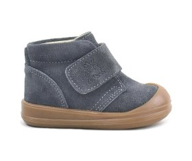 Resim Rakerplus Yoohoo Hakiki Deri Füme Cırtlı Unisex Bebek Bot Gri 