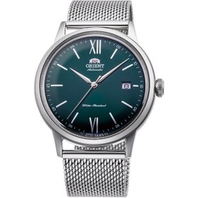 Resim Orient Bambino Ra-ac0018e30b Otomatik Hasır Gri Yeşil Kadran 41 Mm Erkek Kol Saati Gri 