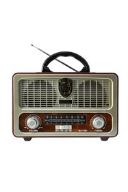 Resim SFL Product Taşınabilir Nostaljik Radyo Bluetooth/fm/usb/sd Retro Radyo M111bt SFLBT111 