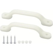 Resim Dashanshop 2 Adet Dayanıklı Plastik Kapı Kolu Karavan Dolap Çekmece Aksesuarı Kolay Montaj 