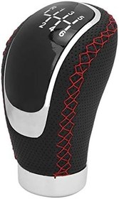 Resim Qiilu Vites Topuzu, Ayrılabilir Evrensel Alüminyum Araba Otomatik Manuel Vites Çubuk Topuzu Baş Değiştiren 