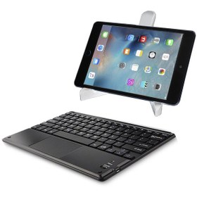 Resim Microcase Samsung Uyumlu S11 Ultra 14.6 İnch Tablet İçin Tablet Bluetooth Touchpad Klavye 28 Cm Tr Sticker + Tablet Standı - Al2756 Tablet Tutucu 