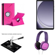 Resim Samsung Galaxy Tab A9 SM-X110 4GB 64GB 8.7" TABLET+PEMBE KILIF+KIRILMAZ CAM+PEMBE KULAKLIK 