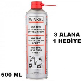 Resim Winkel WW 3000 Sıvı Gres Sprey Zincir Yağlama 500 ml 