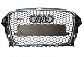 Resim Audi a3 rs3 ön panjur ızgara 2013 / 2016 8v oem gri çerçeve 