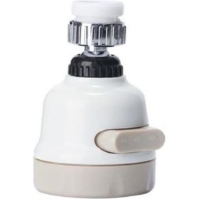 Resim Fixer365 Oynar Başlıklı Musluk Başlığı 3 Fonksiyonlu Beyaz Tasarr 