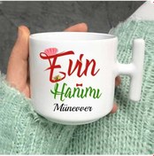 Resim Kişiye Özel Evin Hanımı Latte Fincanı 