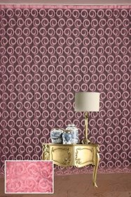 Resim VAKKO MODEL PEMBE RENK İP PERDE HAZIR DÜĞMELERİ DİKİLMİŞ İP PERDE 300 * 270 cm 