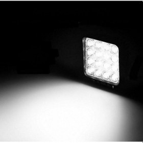 Resim 2 Adet Off Road Sis Farı - Lambası 16 Led Kare Çalışma Lambası N11.11249 