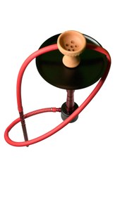 Resim FYZSHOPPING Kesme Cam Şişe Kilitli Büyük Boy Konya Nargile Takımı 