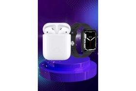 Resim Nuveden Ieg™ 2025 Model Akıllı Saat ve 2.nesil Tws Bluetooth Kulaklık Anc Özelliği Amoled Ekran 