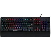 Resim Rampage RMK-GX9 PULSAR Usb Kablolu RGB Aydınlatmalı Blue Switch Mekanik Gaming Q Klavye 