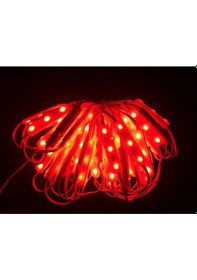 Resim Samsung 3 lü Led Modül 12 Volt Kırmızı -10 Adet 