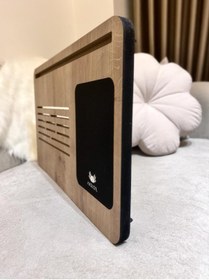 Resim E&D Collection Axolotl Foldaway Telefon ve Tablet Bölmeli Katlanır Ayaklı Laptop Sehpası Notebook Bilgisayar Çalışm 