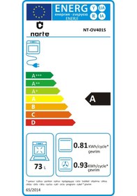 Resim Narte NT-OV401S 73 L Ankastre Fırın Gri 