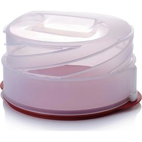 Resim Tupperware Akordiyon Pasta Servis 