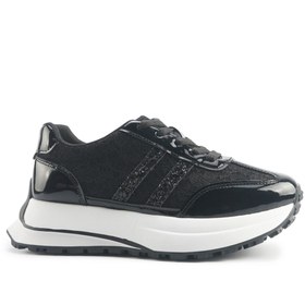 Resim Butigo 25S-010 5FX Siyah Kadın Sneaker 