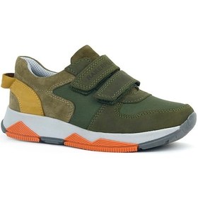 Resim Ortopedikal 3880 Rakerplus % 100 Deri Kahverengi Çocuk Sneakers Spor Ayakkabı Cırtlı 