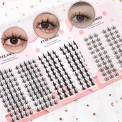 Resim 10 Sıra DIY Doğal Modelleme Sahte Kirpikler, 10-14mm/11-14mm Uzun, 0.05mm Kalın, Kıvrılmış, Kedi Gözü, Anime, Cosplay, Küme Stili, Başlangıç Seviyesinde, Yeniden Kullanılabilir, Kadınlar ve Kızlar İçin Uygun, Kadınlar ve Kızlar İçin Noel veya Cadılar Bayramı Hediyesi 