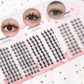 Resim 10 Sıra DIY Doğal Modelleme Sahte Kirpikler, 10-14mm/11-14mm Uzun, 0.05mm Kalın, Kıvrılmış, Kedi Gözü, Anime, Cosplay, Küme Stili, Başlangıç Seviyesinde, Yeniden Kullanılabilir, Kadınlar ve Kızlar İçin Uygun, Kadınlar ve Kızlar İçin Noel veya Cadılar Bayramı Hediyesi 