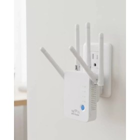 Resim Fta Ticaret 300MBPS Wifi Tekrarlayıcı Wps Güvenlikli Ap Modlu Güçlendirici 