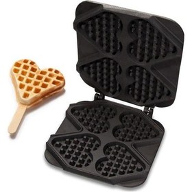 Resim Glanz Neumarker Çubukta Kalp Waffle Plakası 