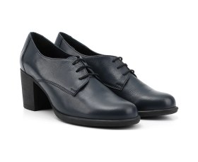 Resim Gönderi(R) Gönderi R Kadın Lacivert Antik Bağcıklı Orta Kalın Topuklu Hakiki Deri Oxford Ayakkabı Gdza13424135 Lacivert 